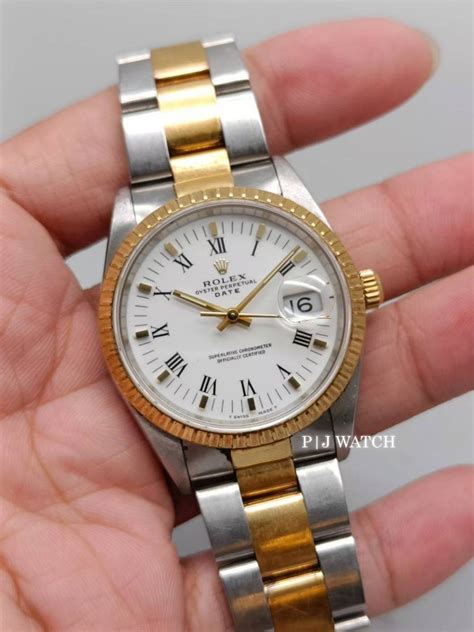 rolex date 34 white gold|rolex date 34mm review.